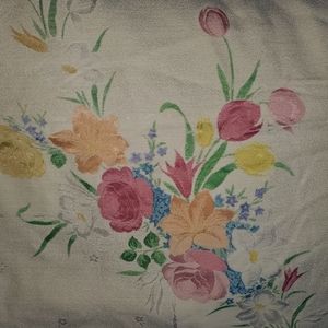 Incredible Tablecloth 132" X 66" Spring Colors Soft Silky Feel